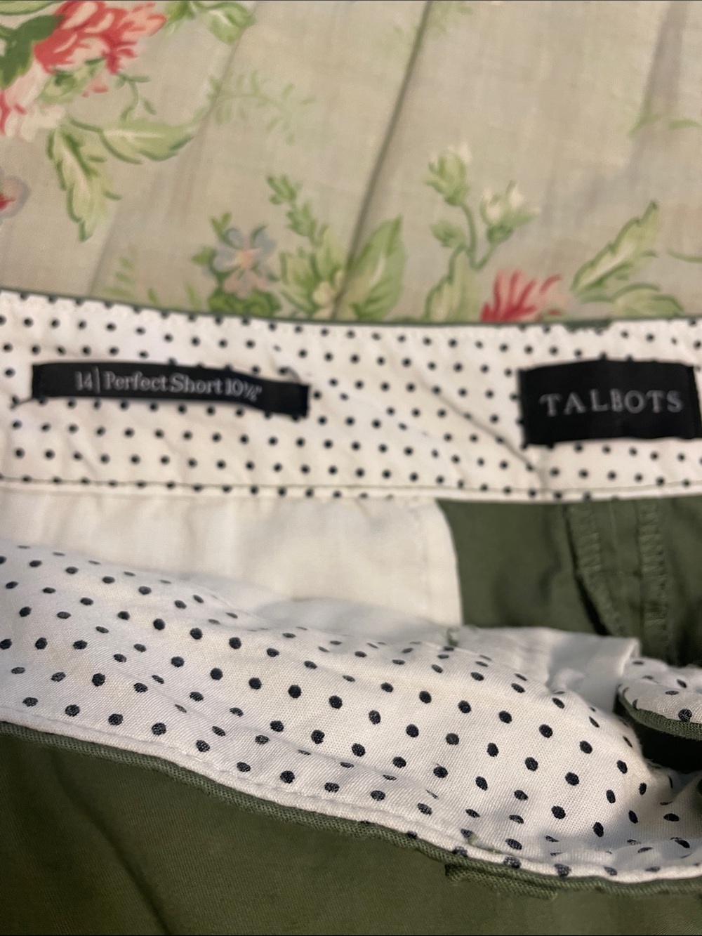 Talbots Olive Green Bermuda Shorts - Picture 2 of 3